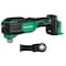 Metabo Hpt 18V Cordless Oscillating Multi-Tool Bare CV18DAQ4M - alternate 6